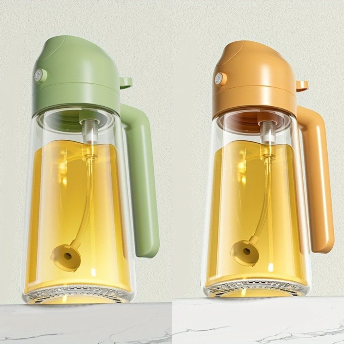 ✨💕2 in 1 Glass Oil Sprayer & Dispenser🔥